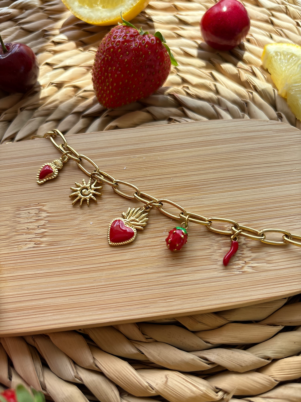 Miniature : Bracelet "Rouge tentation"