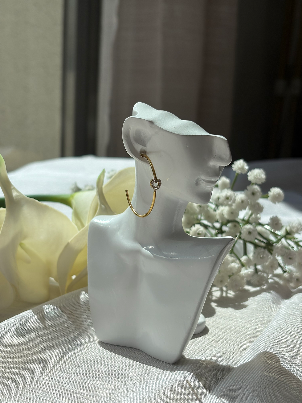 Miniature : Boucles d’oreilles "Apaisée" 