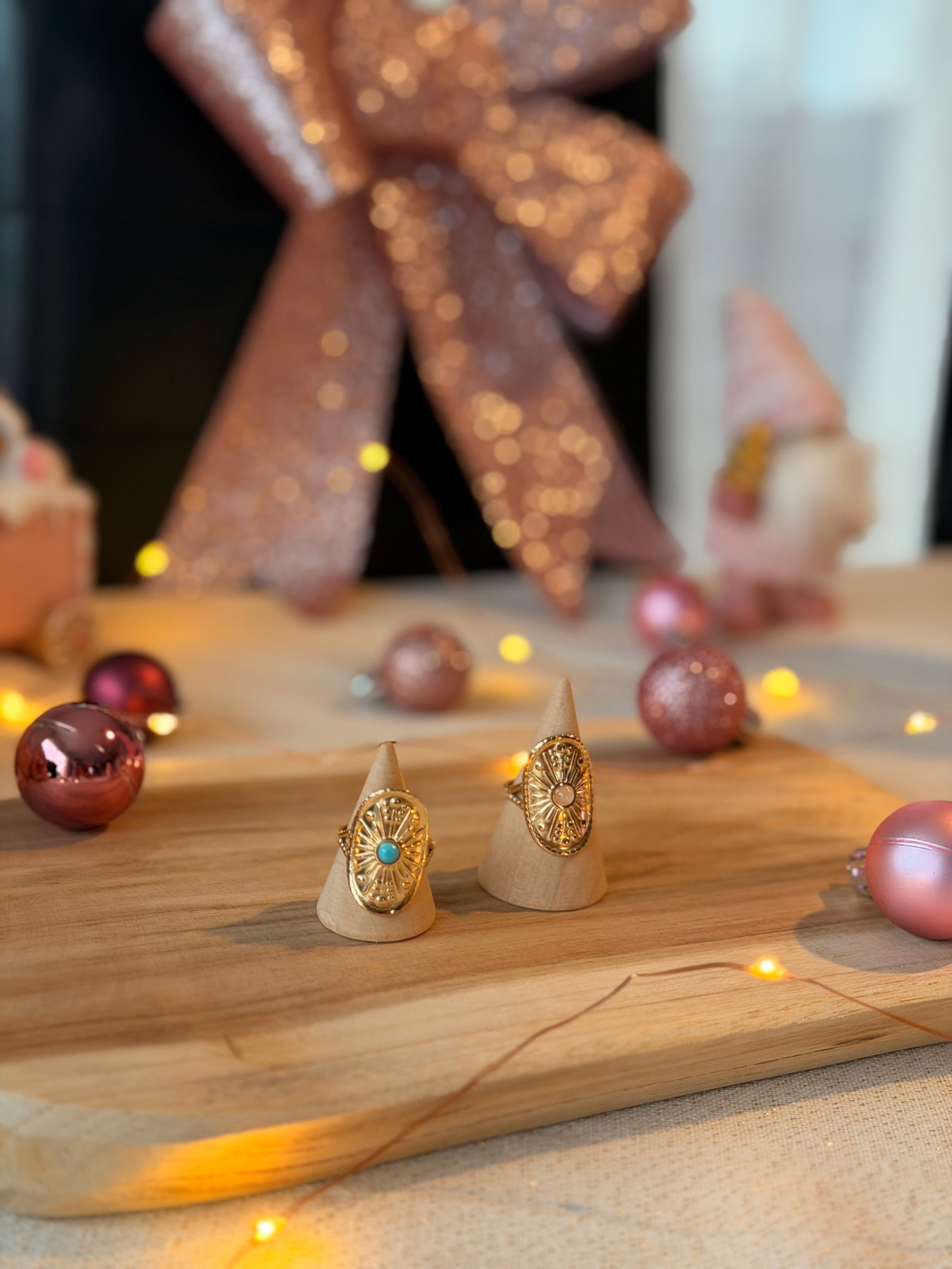 Bague  "Caresse de neige"