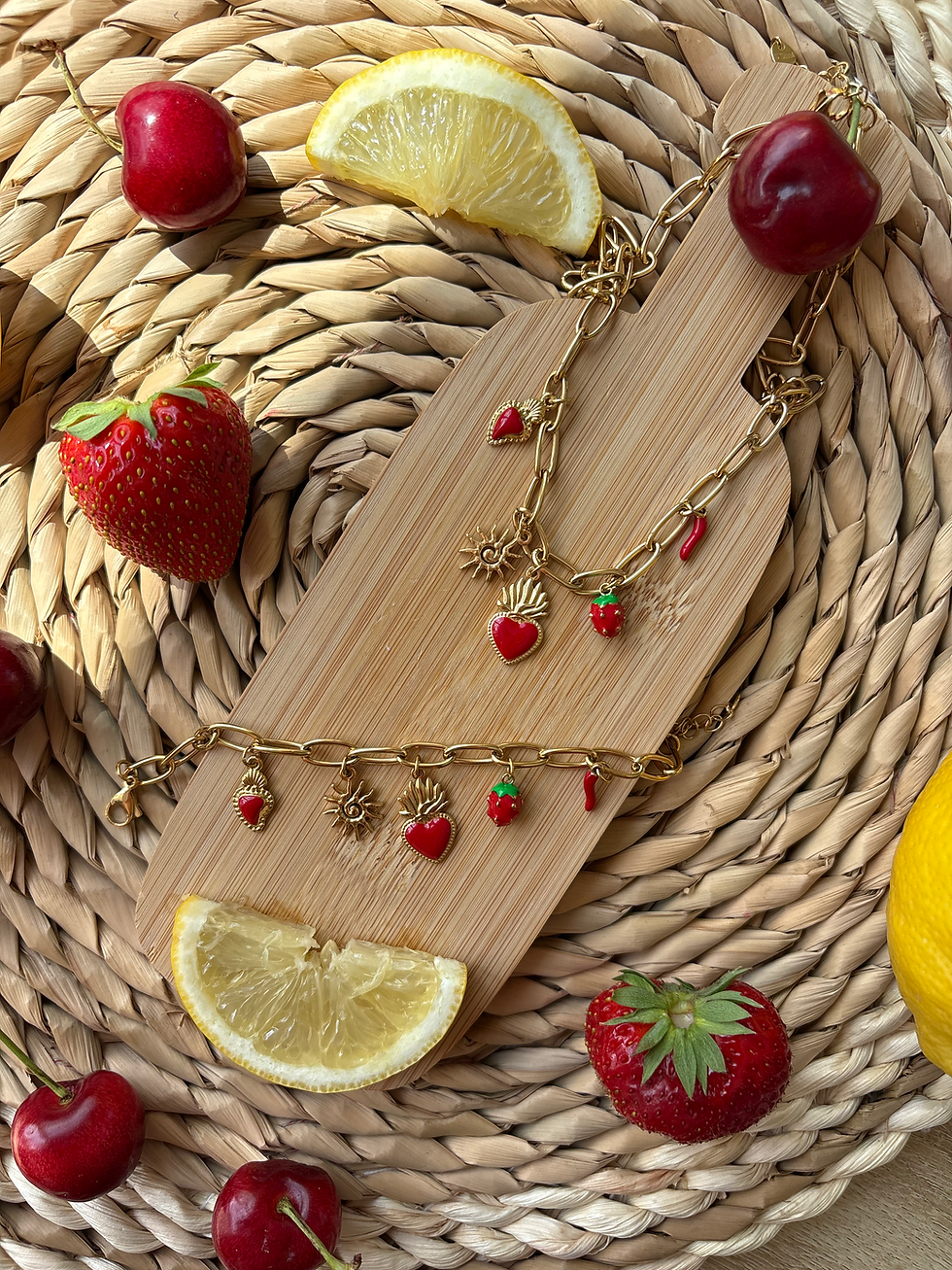Miniature : Bracelet "Rouge tentation"
