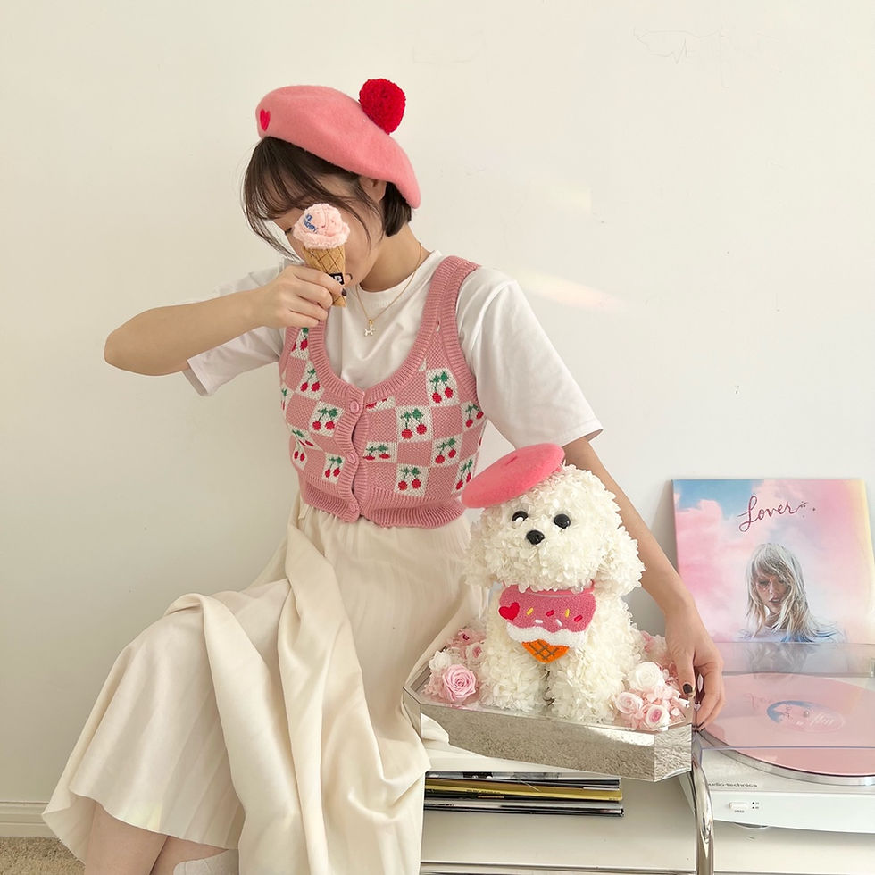 Thumbnail: Raspeberry Dog Preserved Hydrangea Box