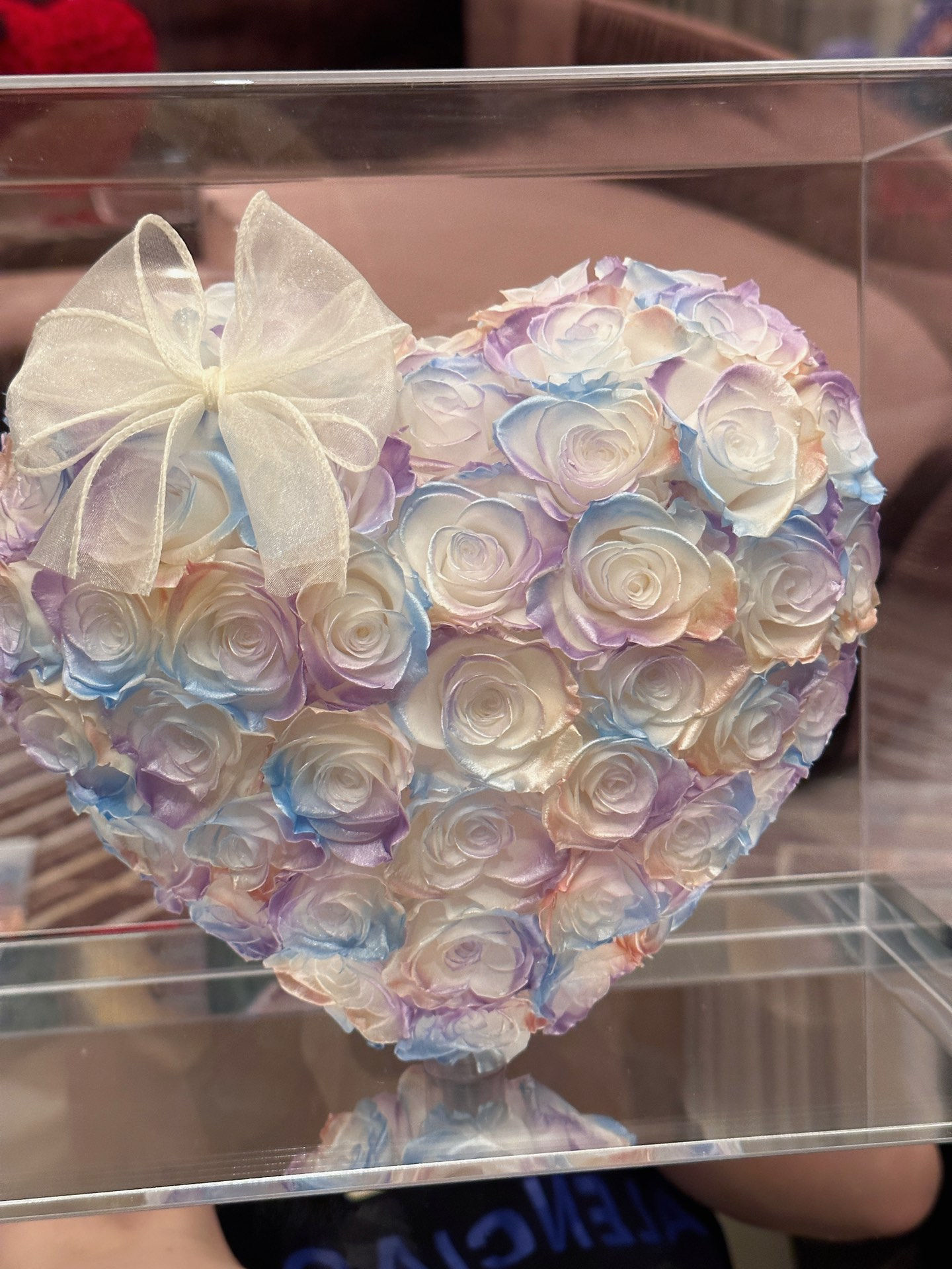 Aurora 3D Heart Preserved Rose Box