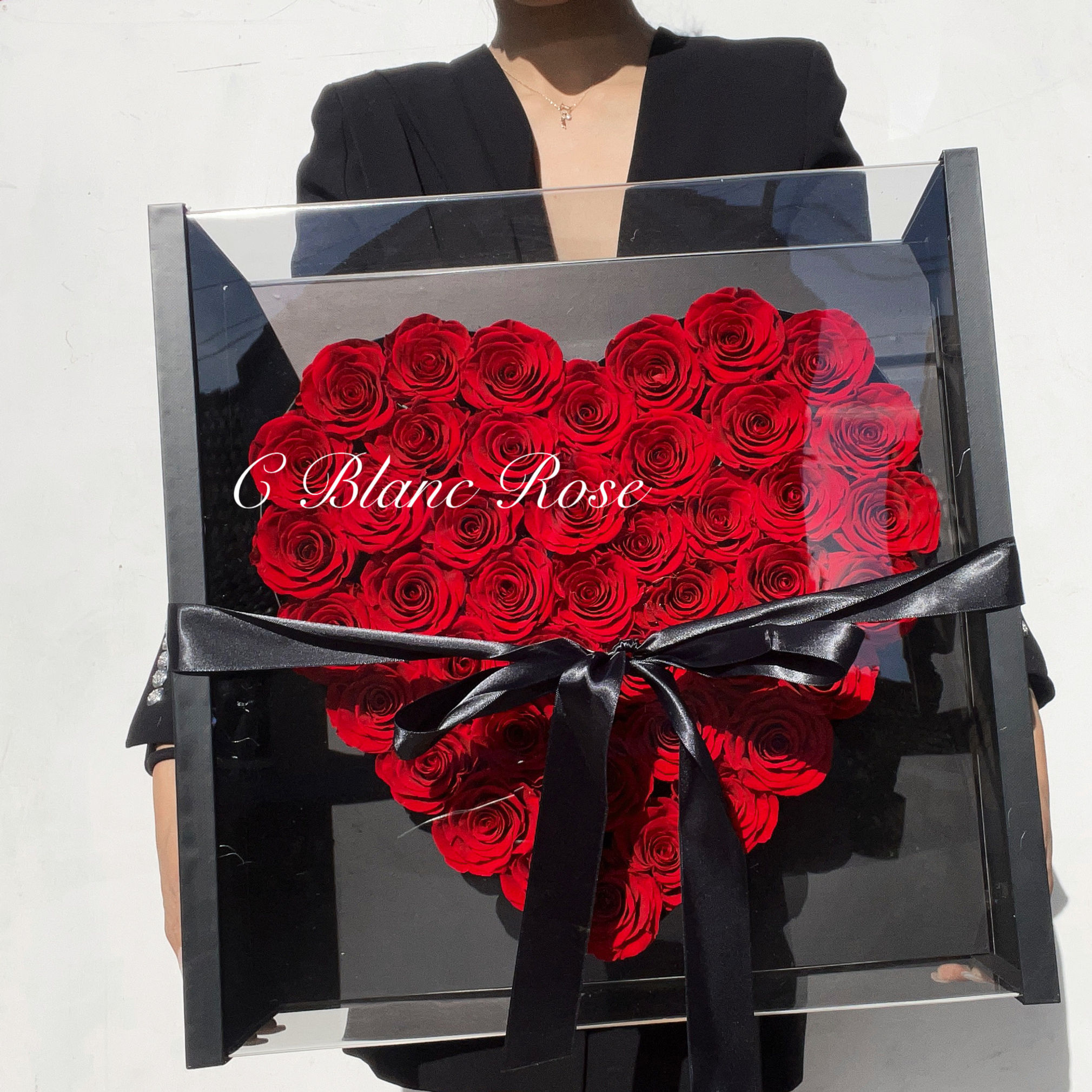 Infinity Love Preserved Rose Box