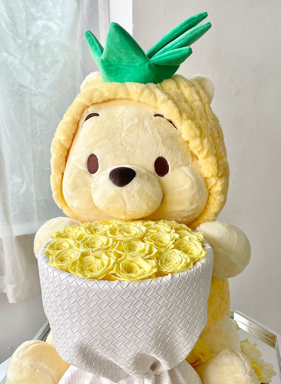 Thumbnail: Pineapple Winnie Preserved Rose Bouquet