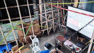 2階からの会場全景