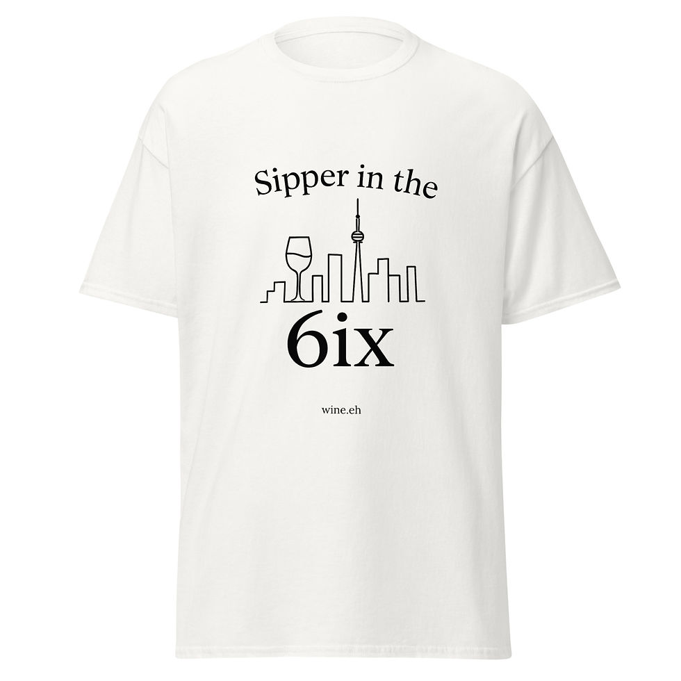 Thumbnail: “Sipper in the 6ix” Skyline Tee – By Wine.Eh