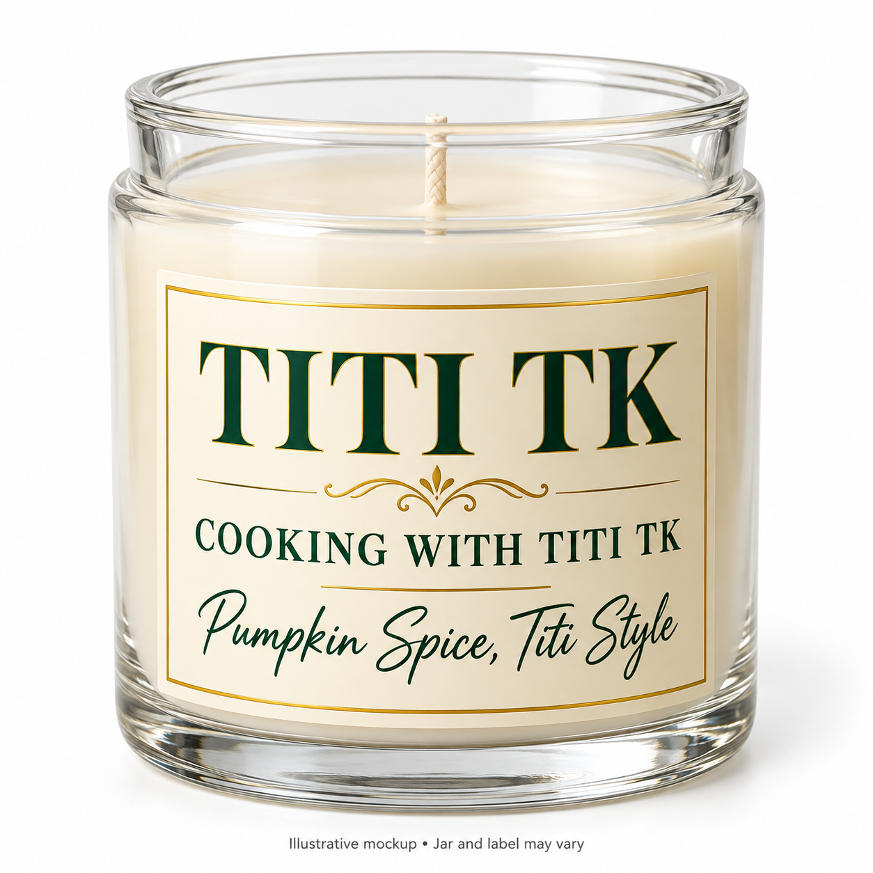 Pumpkin Spice, Titi Style Candle