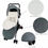 Miniatură: Sac de iarna pentru carucior, mărime universala, gri
