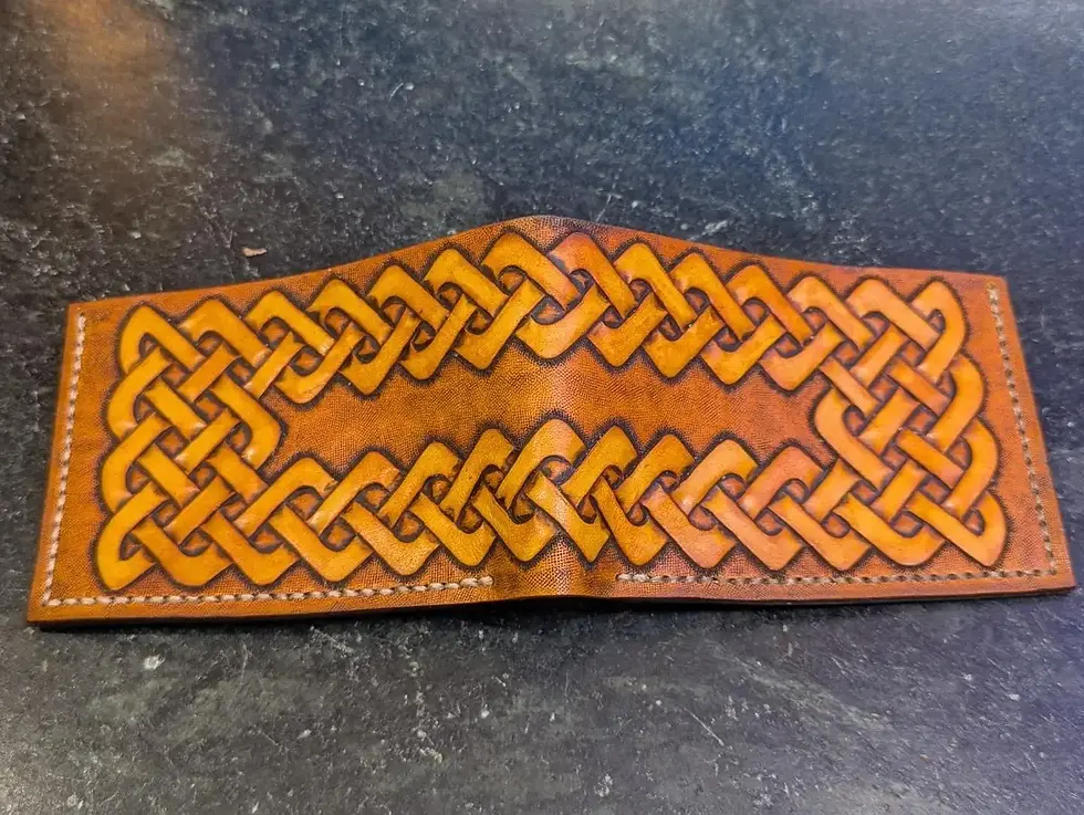 Thumbnail: Hand carved bifold wallets 