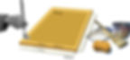 diagram of a sheet of vellum being mounted to a board