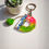 Thumbnail: Personalized D Alphabet Resin Keychain with “Best” Inside Custom Initial Letter – Keyring Accessory