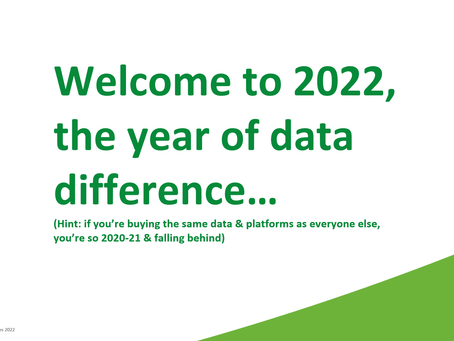 2022: the data trend that you need to know about.