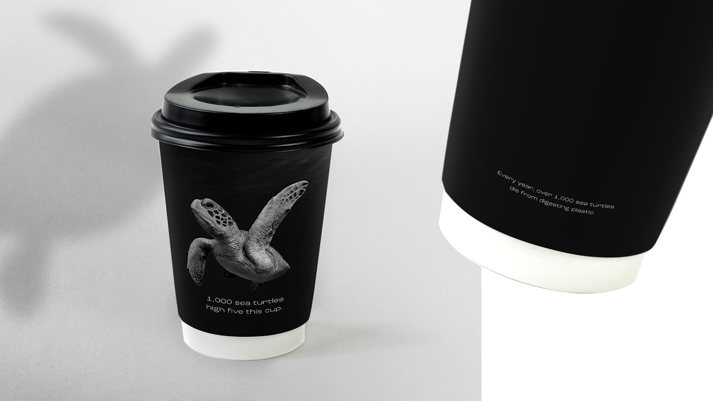Exhibition coffee tumbler