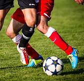 サッカーの試合