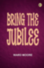 Purple book cover with large, beige text reading "Bring the Jubilee." Below, "Ward Moore" is written in white. Textured background.