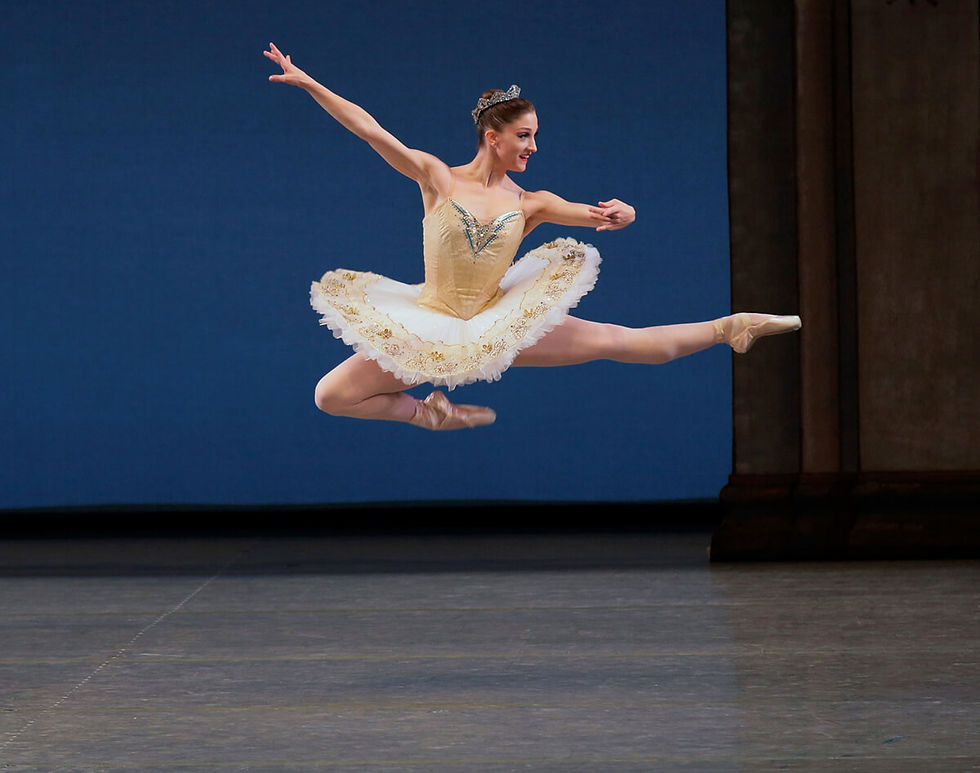 Ashley Bouder in Tschaikovsky Suite No. 3, photographed by Paul Kolnik