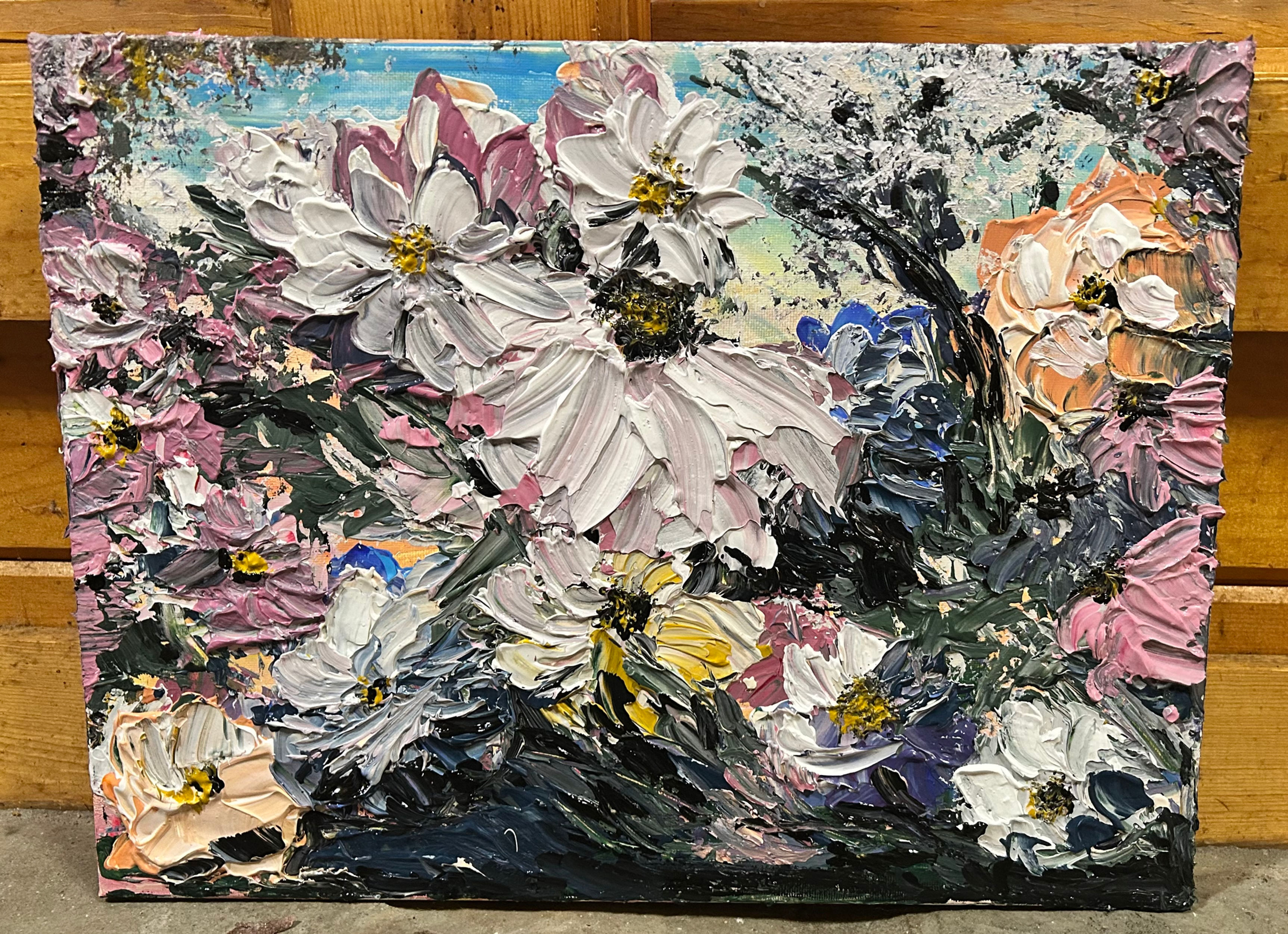 8" x 10" Original Acrylic Painting - fragile