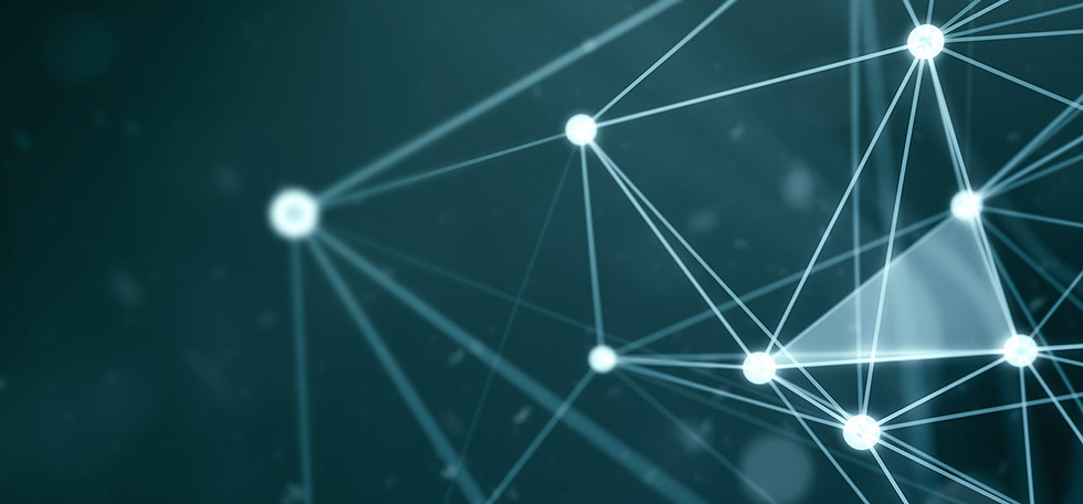Image of data point network