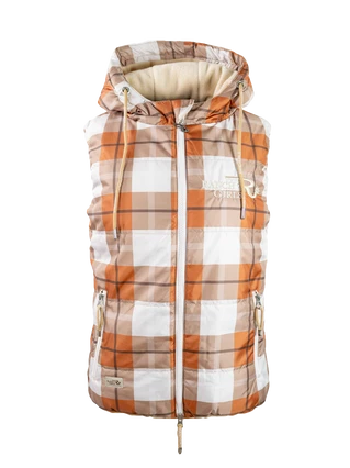 Ranch Girls Hooded Vest PAM karo sierra