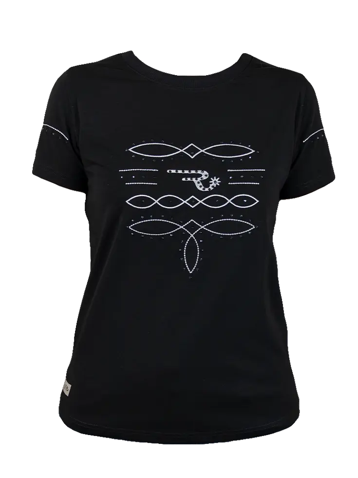 western apparel with boot stitching design