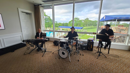 A jazz band playing smooth melodies, creating a sophisticated atmosphere at a charity gala