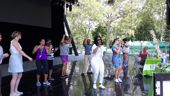 A Live Karaoke Event Bringing Fun and Laughter to an Adult Party