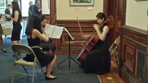violin and piano duo performing