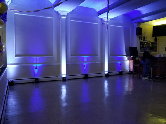 LED Up lighting Creating a Stunning Ambiance at a Formal Family Event
