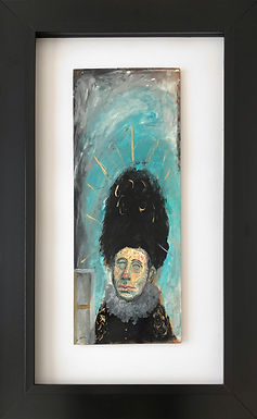 Autorretrato con caballete