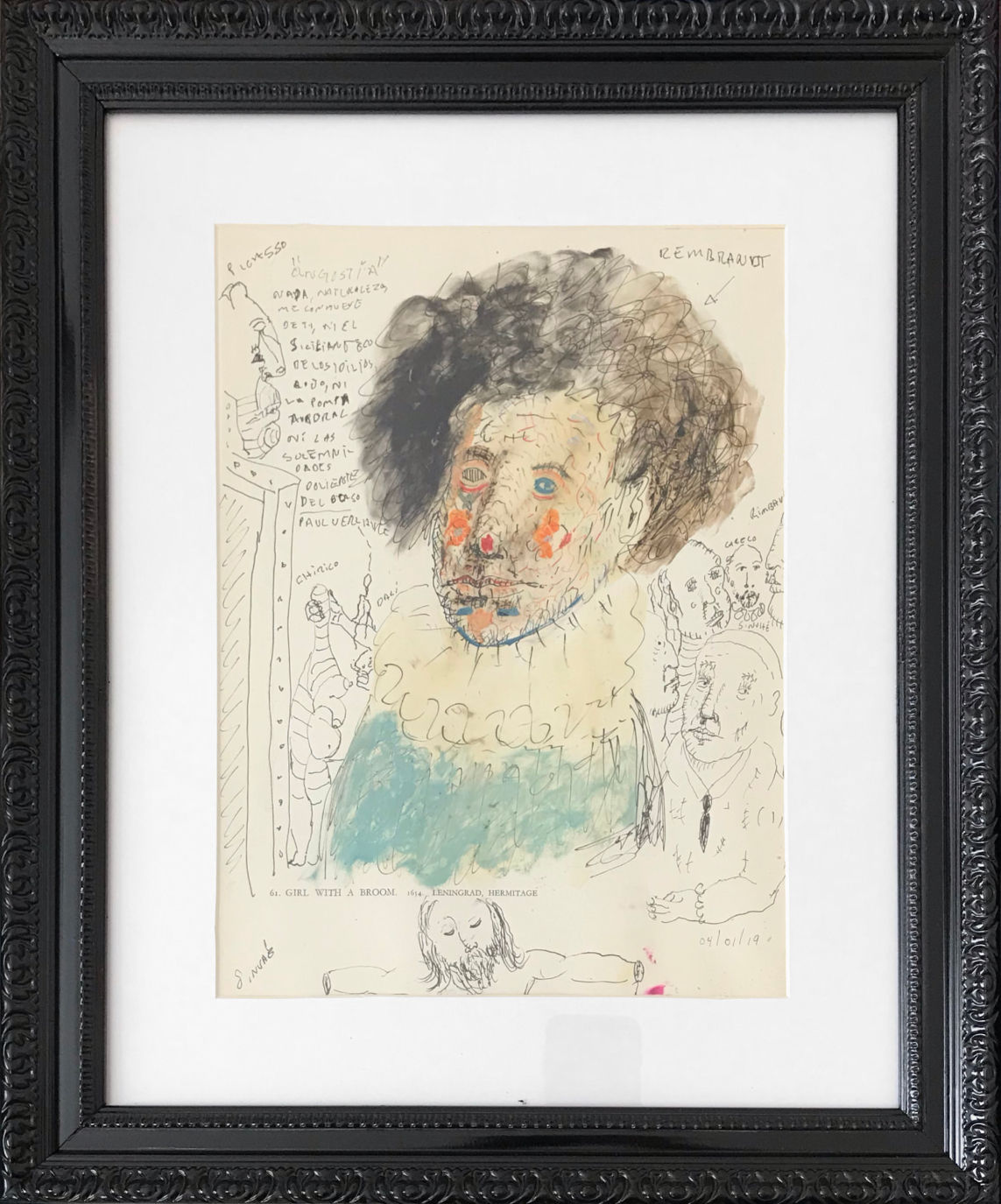 Autorretrato con personaje