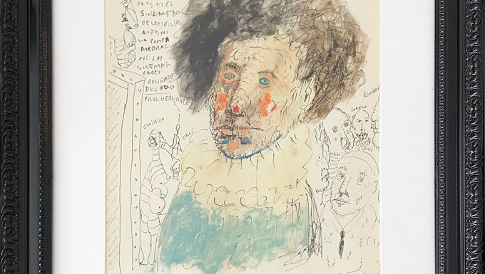 Autorretrato con personaje