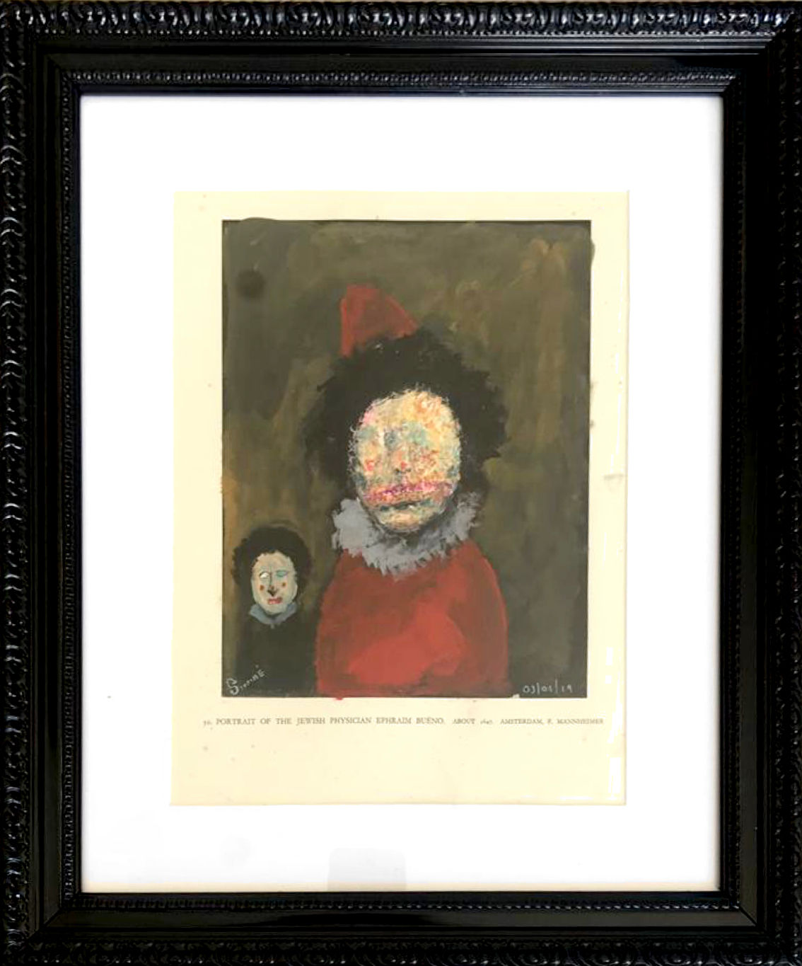 Autorretrato con personaje