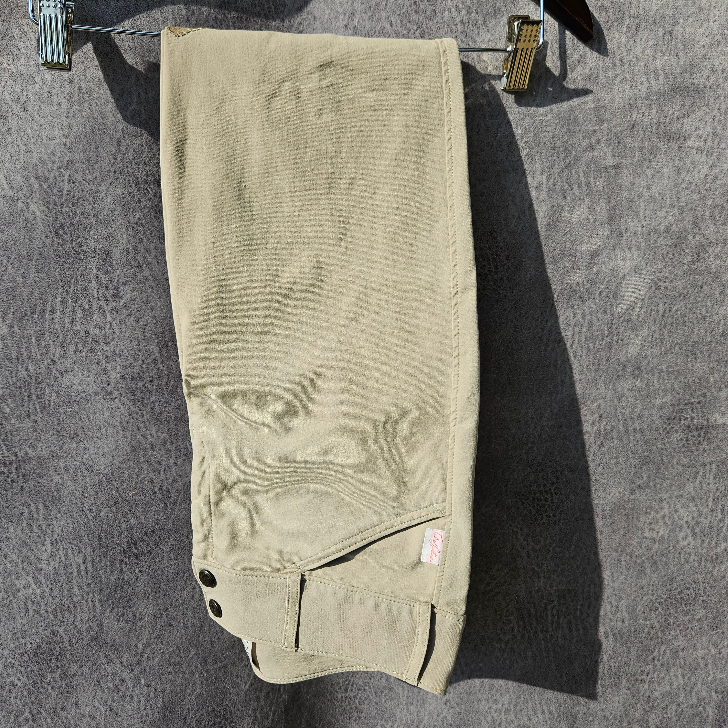 Tailored Sportsman Tan Knee Patch Breeches US 30 L