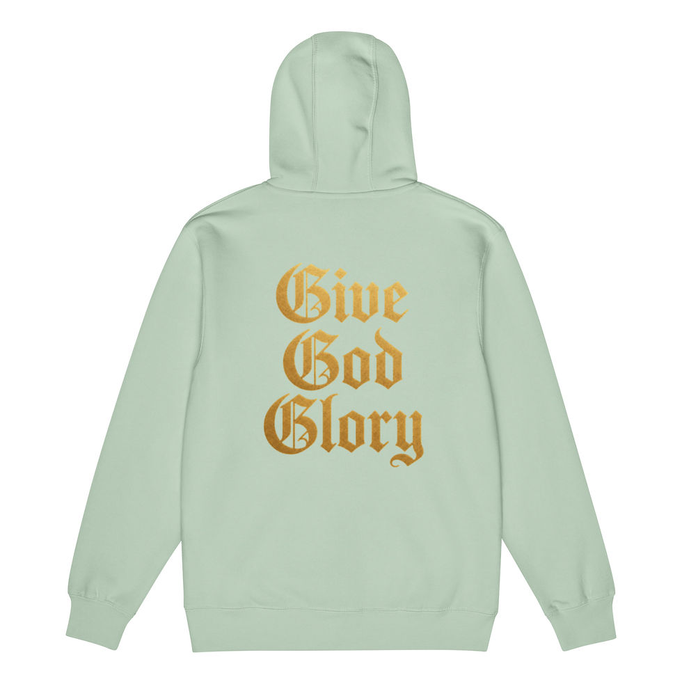 Thumbnail: Give God Glory Premium full zip hoodie