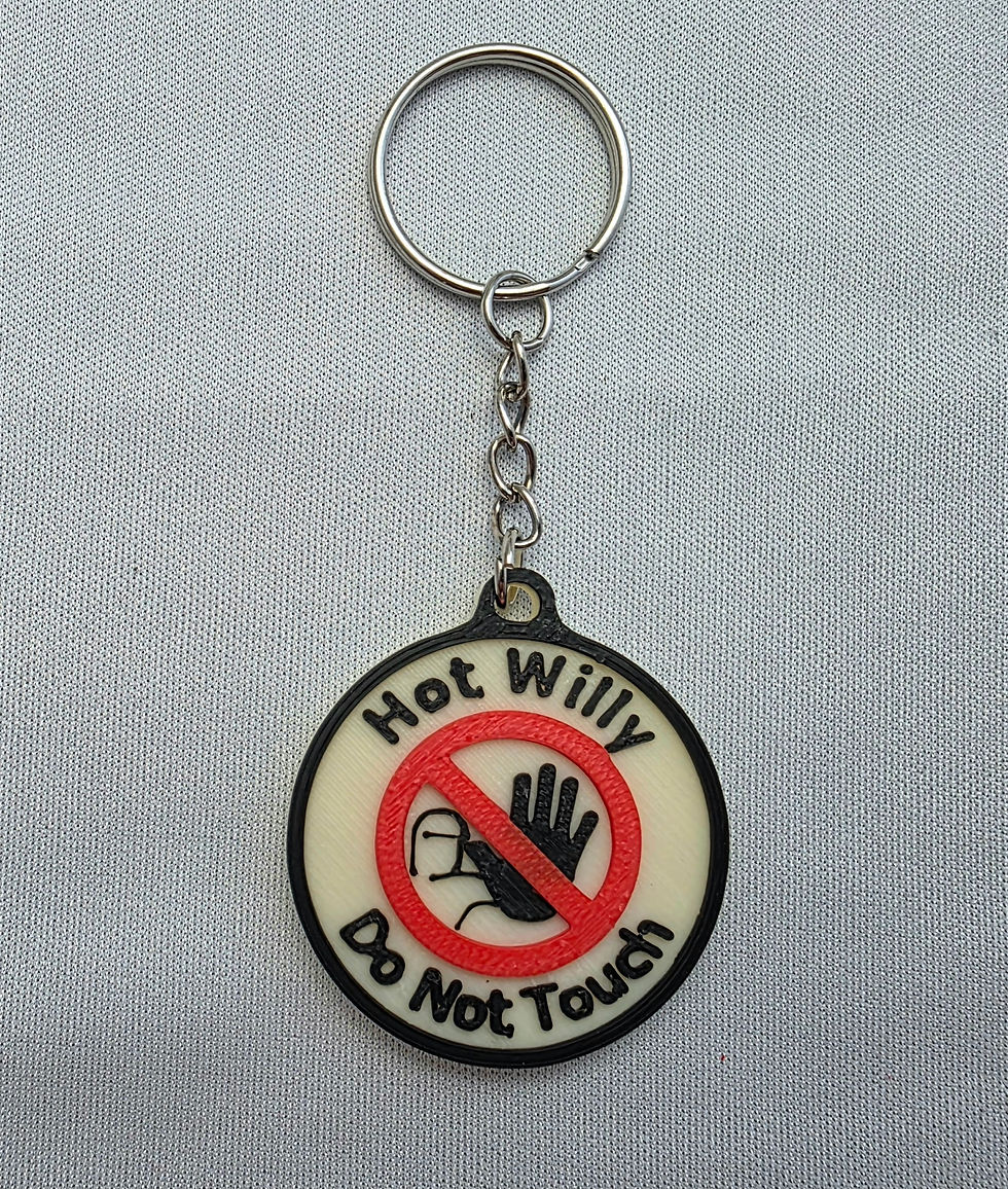 Thumbnail: Custom Keyrings - Standard Round