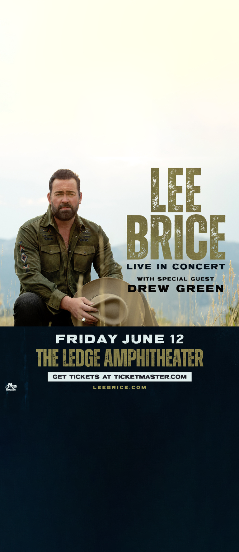 Lee Brice with Special Guest Drew Green