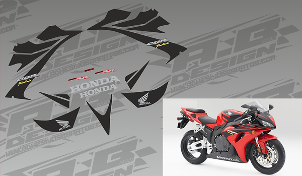 Honda CBR 1000 RR Vinyl wrap kit