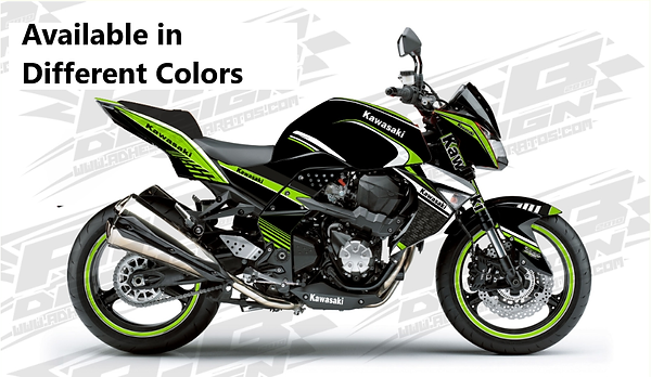 Kawasaki z1000 vinyl wrap kit