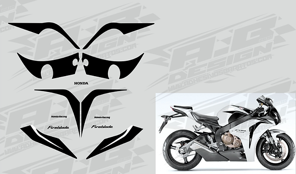 Honda CBR 1000 RR Vinyl wrap kit