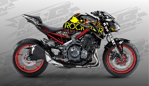 Kawasaki z900 vinyl wrap kit