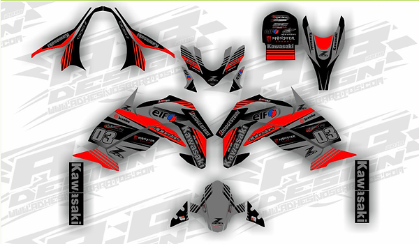 Kawasaki z900 vinyl wrap kit