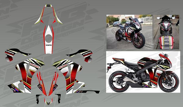 Vinyl wrap honda cbr 1000 rr 2009