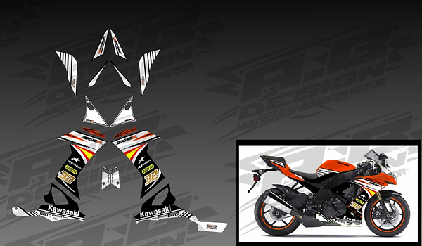 Kawasaki ZX10 RR vinyl wrap kit