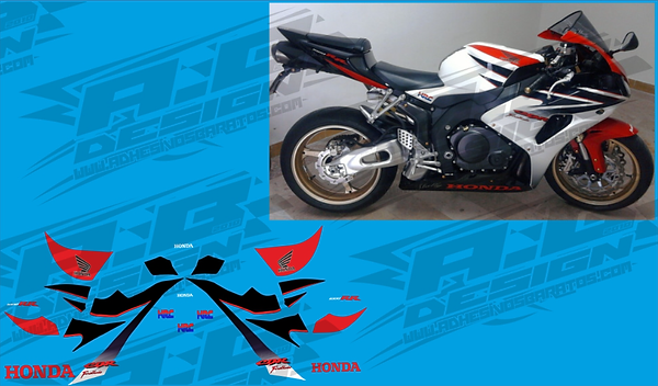 Honda CBR 1000 RR Vinyl wrap kit