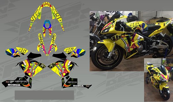 Honda CBR 600 RR Vinyl wrap kit