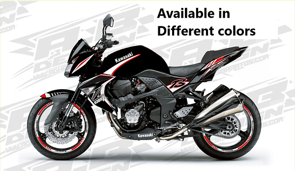Kawasaki z1000 vinyl wrap kit
