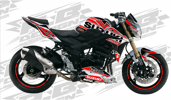 Suzuki GSR 750 vinyl wrap kit