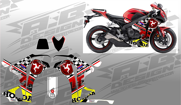 Honda CBR 1000 RR Vinyl wrap kit