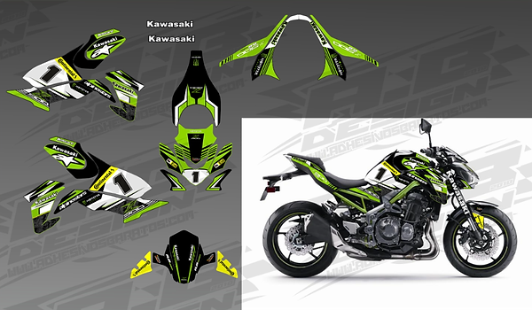 Kawasaki z900 vinyl wrap kit