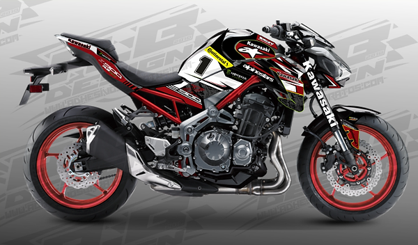 Kawasaki z900 vinyl wrap kit
